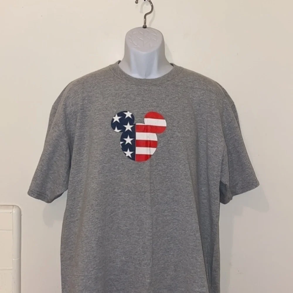 Unisex Disney World Patriotic Mickey Mouse Tee